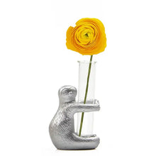 Load image into Gallery viewer, Sloth Test Tube Glass Flower Vase
