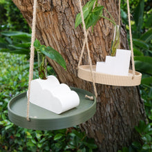 Load image into Gallery viewer, Ribbed Hanging Plant Tray