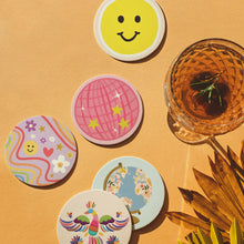 Load image into Gallery viewer, Double-Sided Coaster Set of 4
