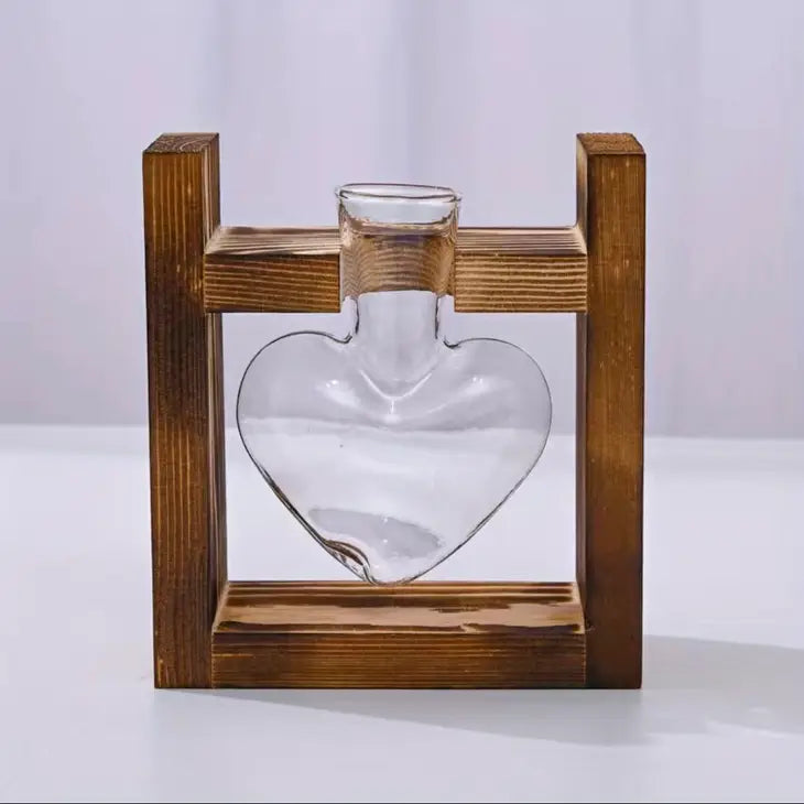 Heart Hydroponic Vase