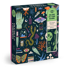 Load image into Gallery viewer, Occult and Curious 1000 Piece Glow in the Dark Puzzle