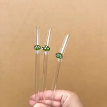 Load image into Gallery viewer, Reusable Glass Drinking Straw