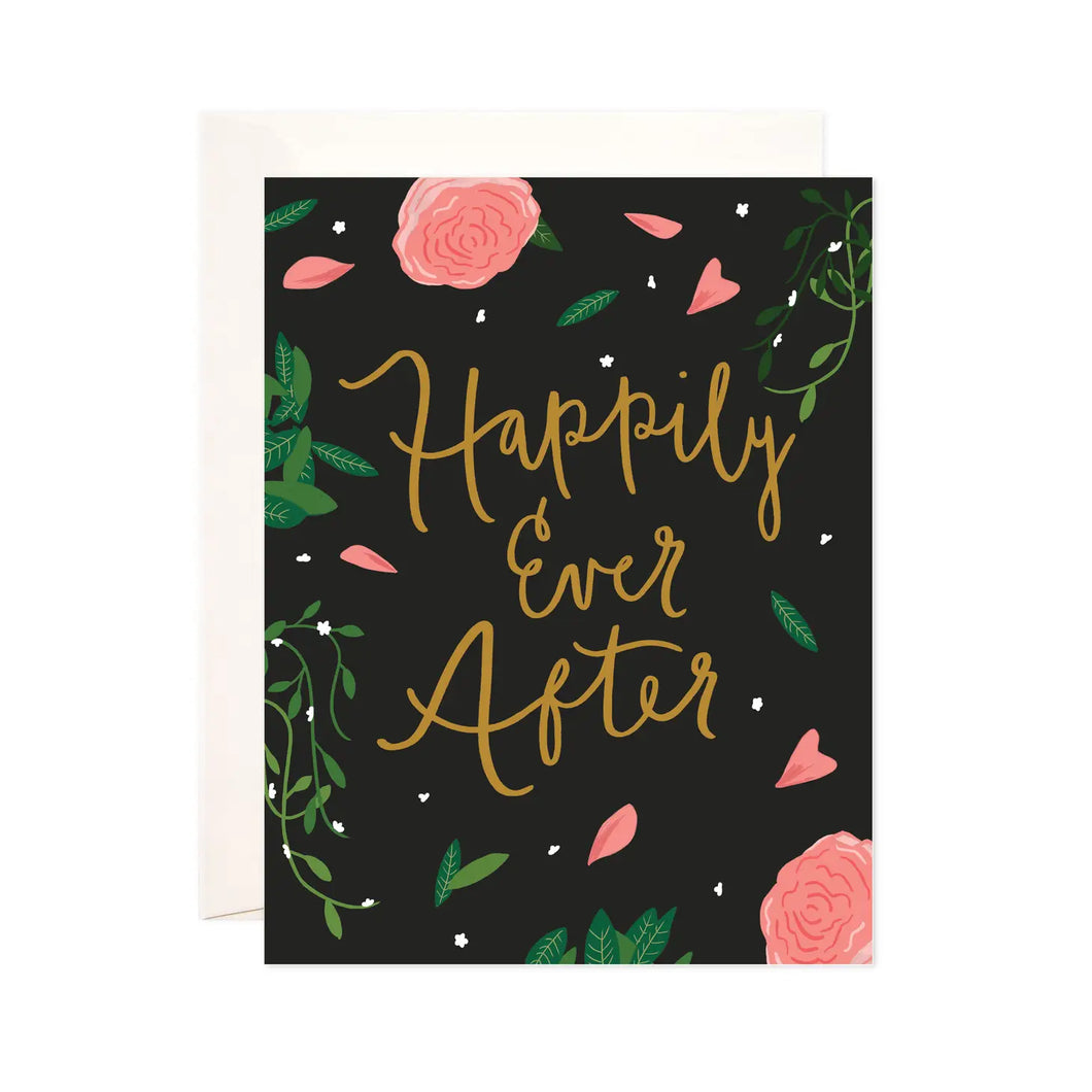 Happily Ever After Greeting Card - Wedding Card, Gift