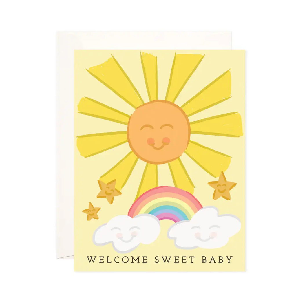 Sweet Baby Greeting Card - New Baby Card