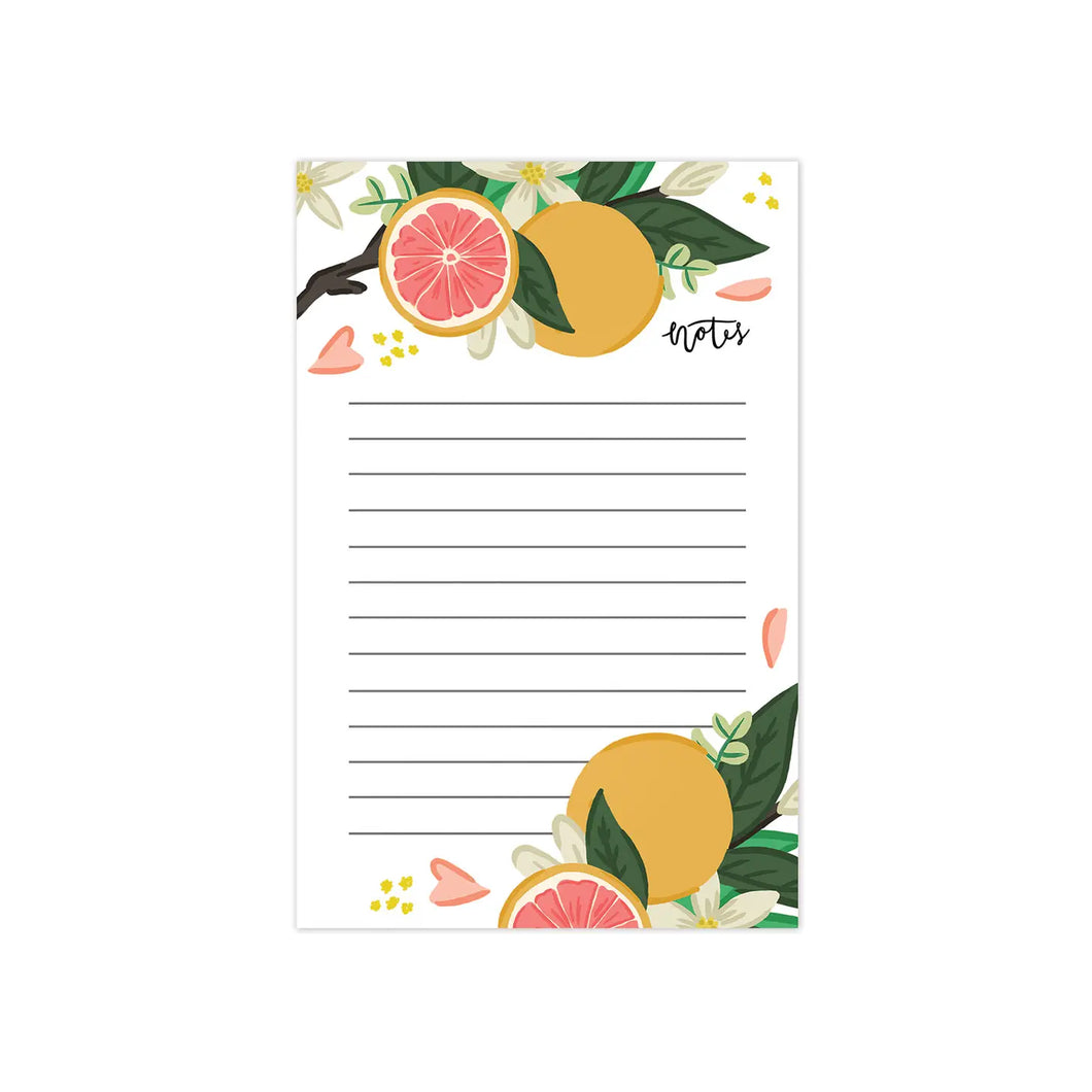 Grapefruit Bloom Notepad