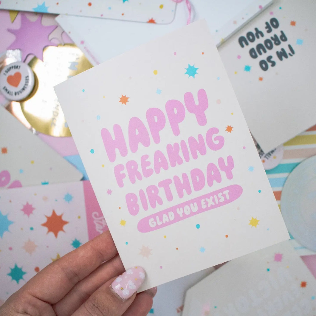 Happy Freaking Birthday Card