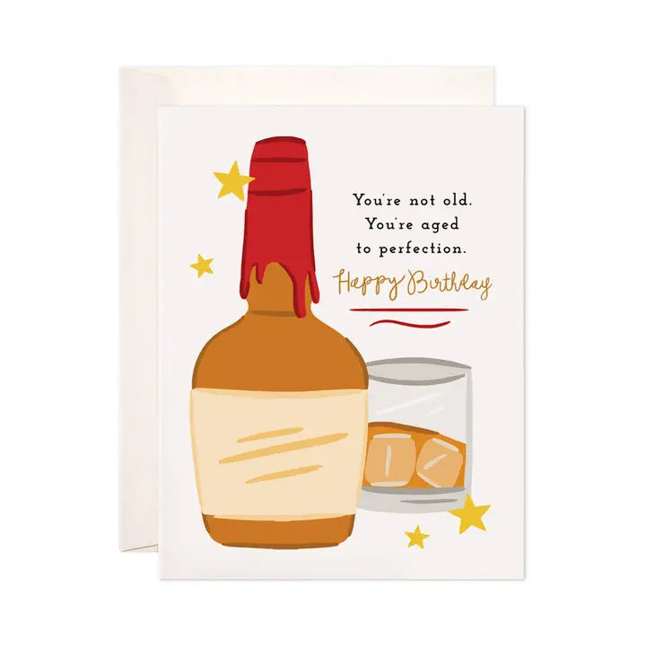 Whiskey Birthday Greeting Card