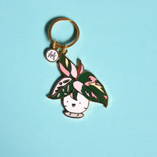Load image into Gallery viewer, Pink Princess Enamel Keychain
