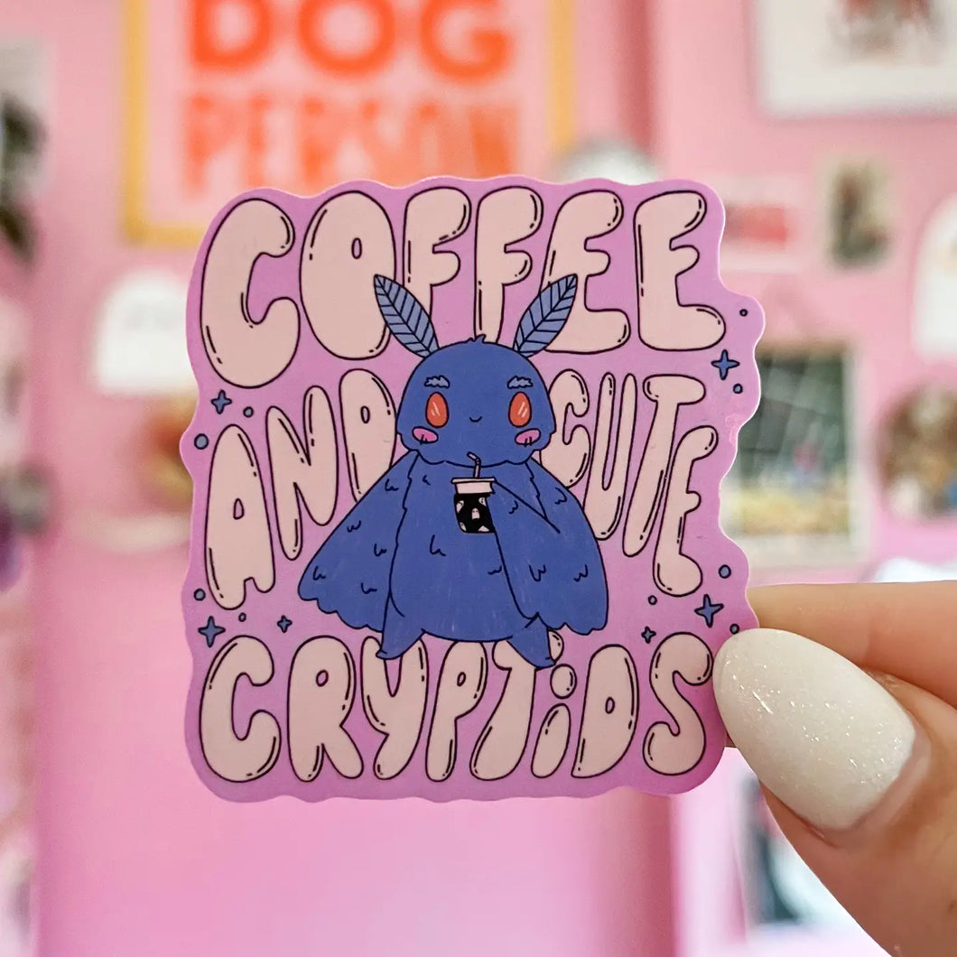 Coffee + Cryptids Sticker