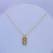 Load image into Gallery viewer, The Lovers Tarot Card Necklace
