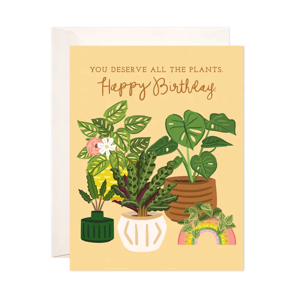 All the Plants Greeting Card