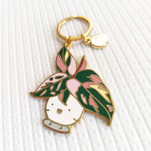 Load image into Gallery viewer, Pink Princess Enamel Keychain
