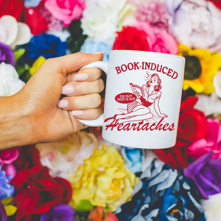 Book Induced Heartaches Mug