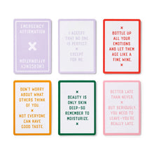 Load image into Gallery viewer, Emergency Affirmations Exceptionally Stupid Days Card Deck
