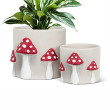 Load image into Gallery viewer, Dot Mushroom Planter
