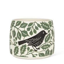 Load image into Gallery viewer, Crow &amp; Leaves Planter
