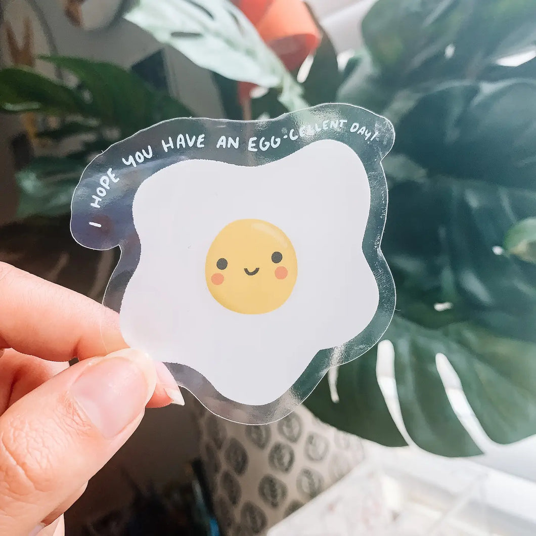 Eggcellent Day Sticker