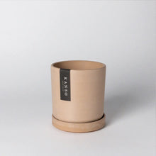 Load image into Gallery viewer, 4&quot; Earth Tone Planter + Saucer
