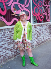 Load image into Gallery viewer, Friendly Frog Cardigan
