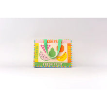Load image into Gallery viewer, Rattan Market Bag- Fruit Tiles
