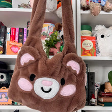 Load image into Gallery viewer, Fuzzy Animal Totebag
