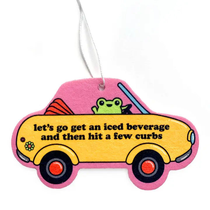 Bad Driver Frog Air Freshener - Strawberry