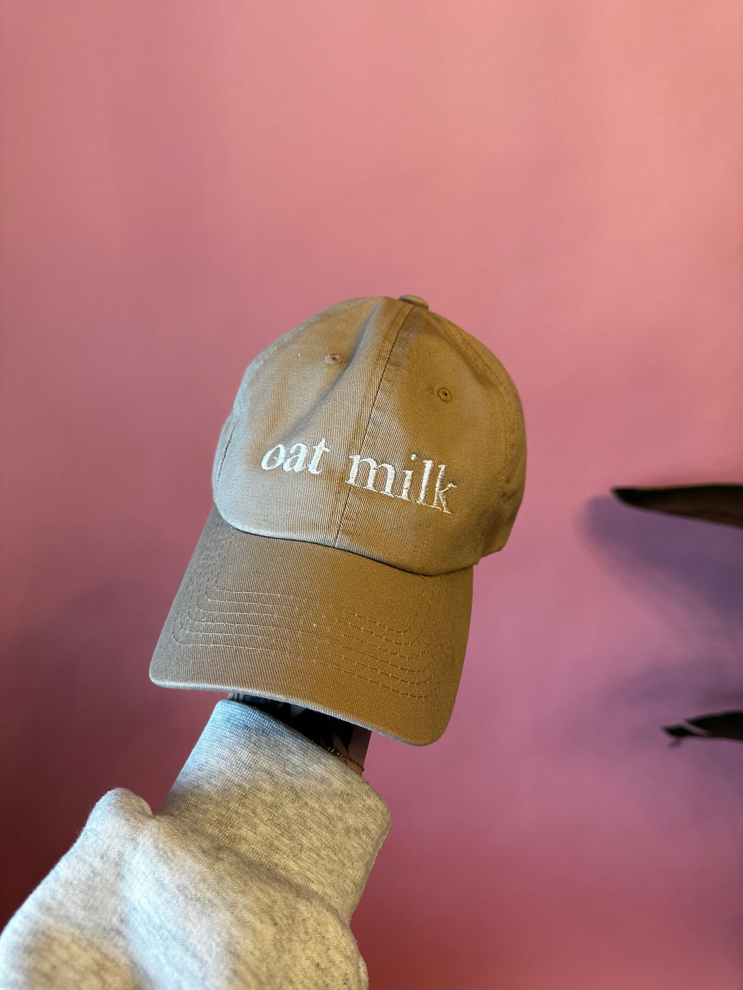 Oat Milk Dad Cap