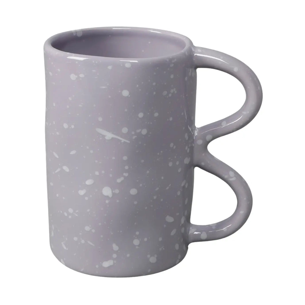 18 oz Double Handle Mug - Lilac