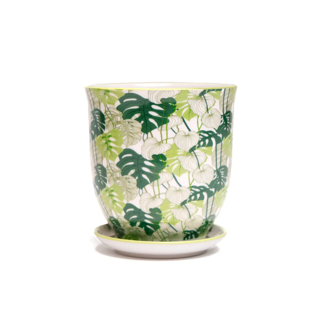 Patterned Plant Pot