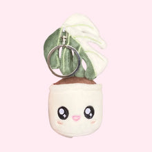 Load image into Gallery viewer, Plush Keychain – 5″ Houseplant Bag Charm
