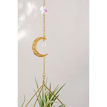 Load image into Gallery viewer, Sun, Moon and Star Crystal Airplant Suncatcher
