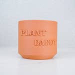 Load image into Gallery viewer, 4&quot; Plant Daddy 3D Printed Pot
