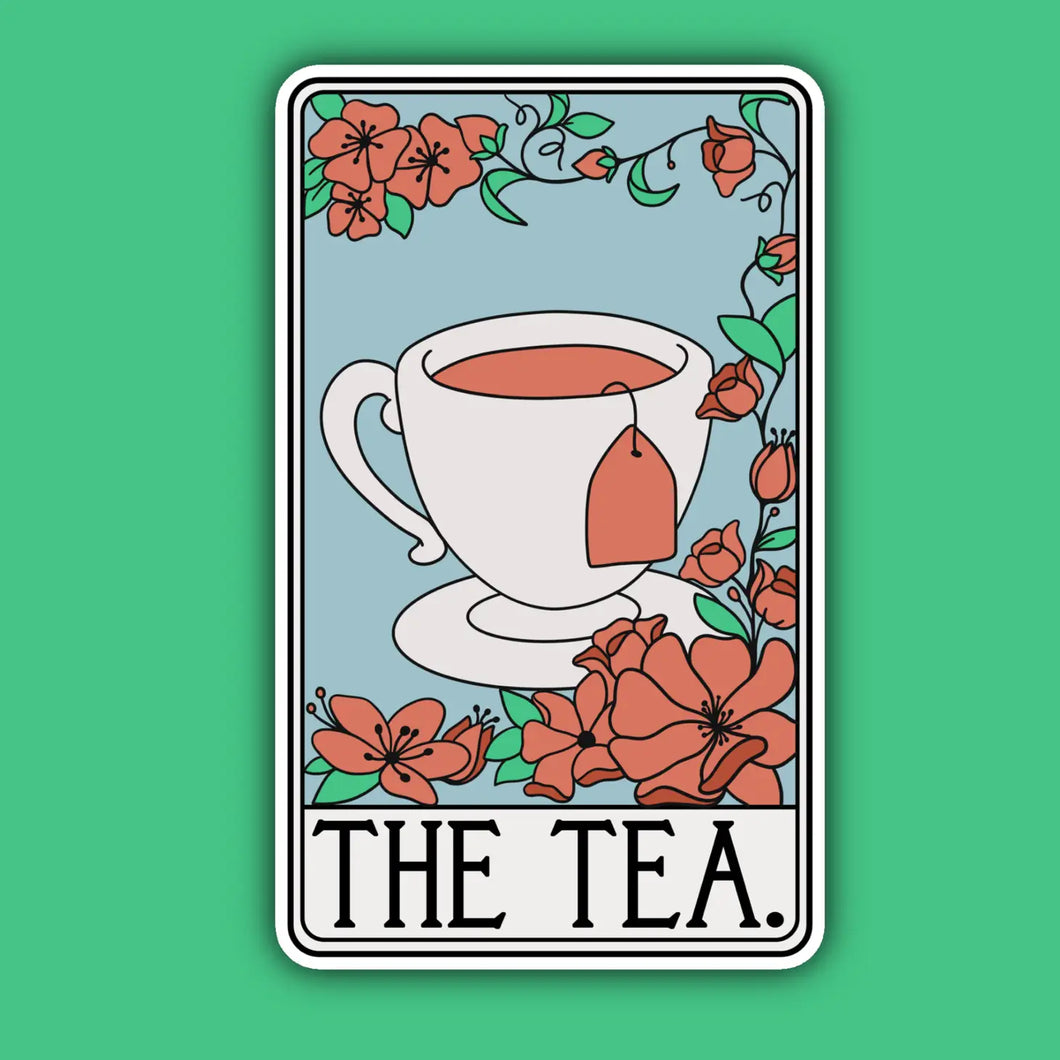 'The Tea' Tarot Card Sticker