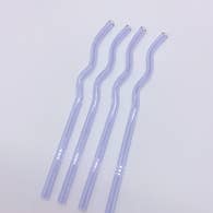 Reusable Squiggly Glass Drinking Straw