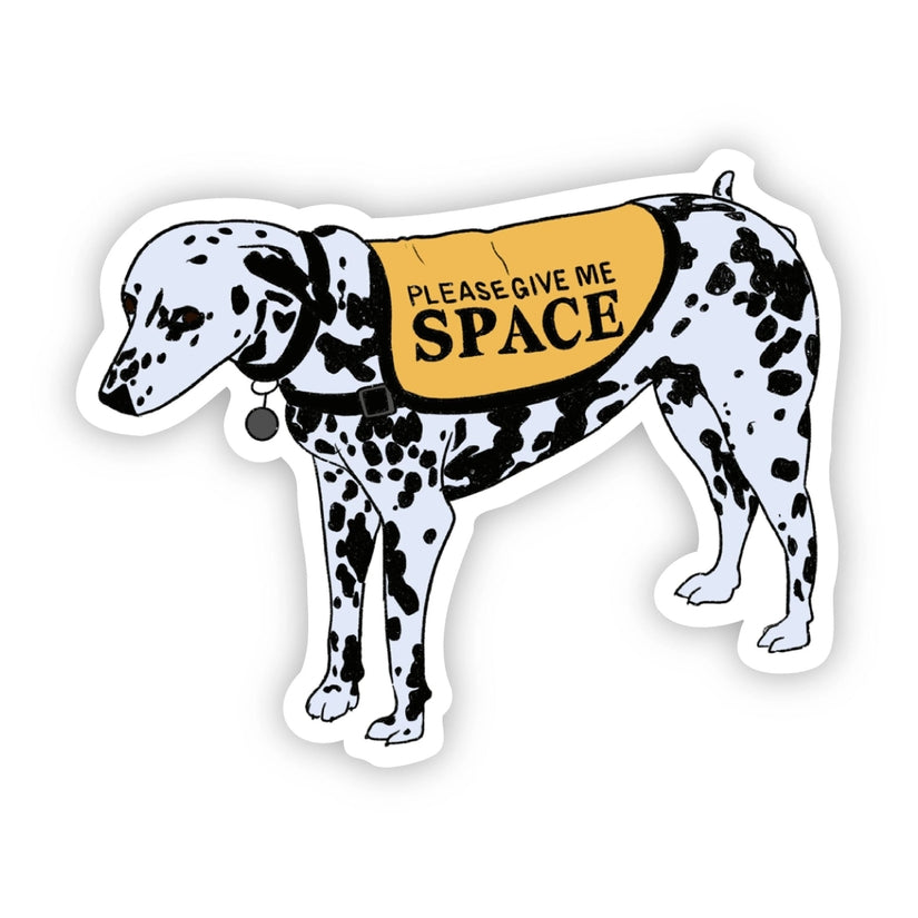 Please Give Me Space - Dalmatian Sticker