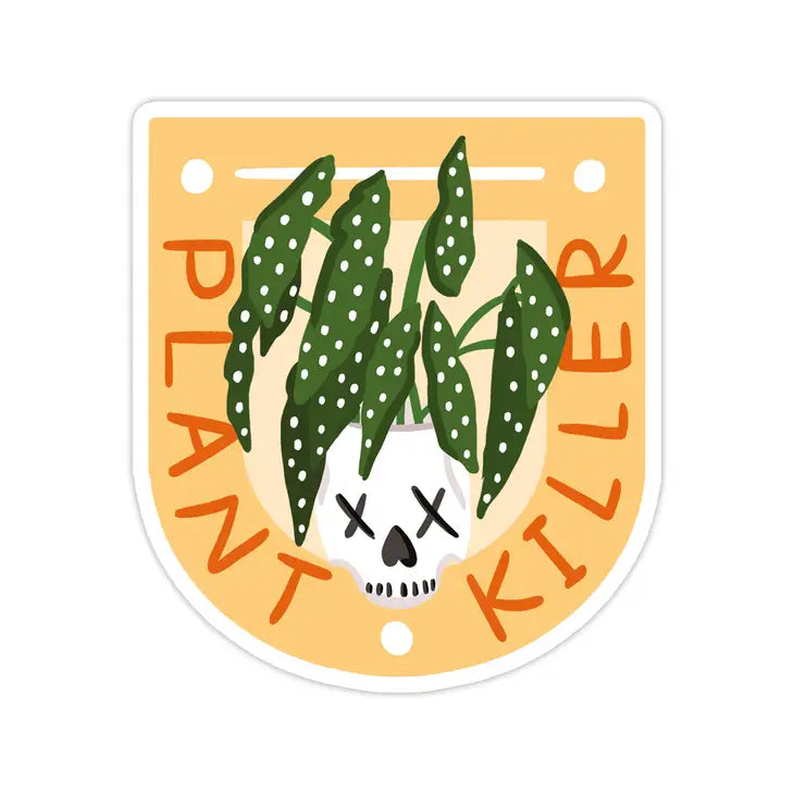 Plant Killer Sticker