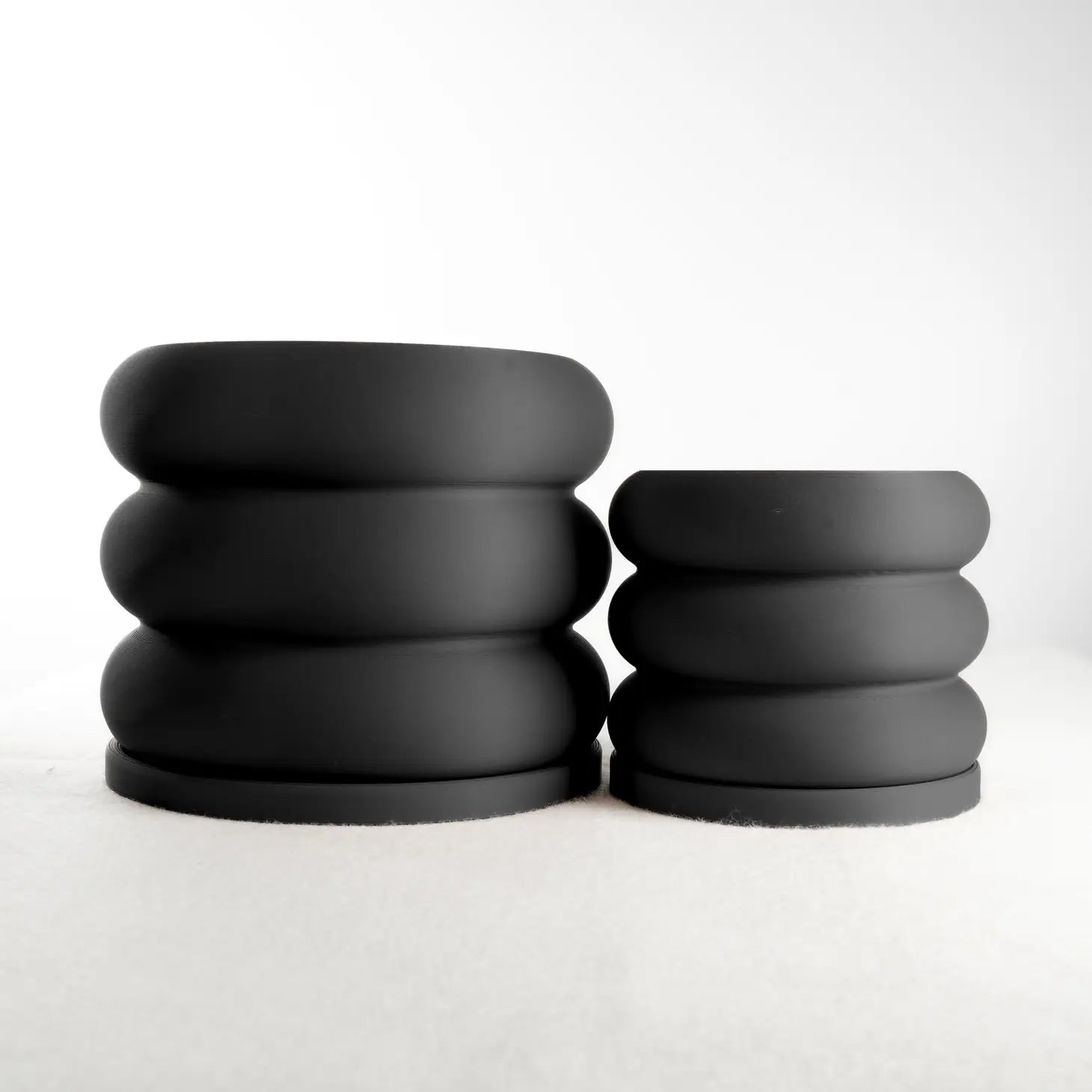 black bubble plant pot 4" Bubble 3D Printed Pots – Habitat Plants + Coffee