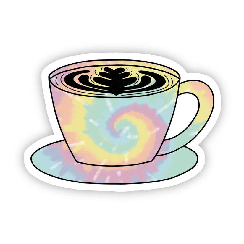 Tye Dye Latte Art - Sticker