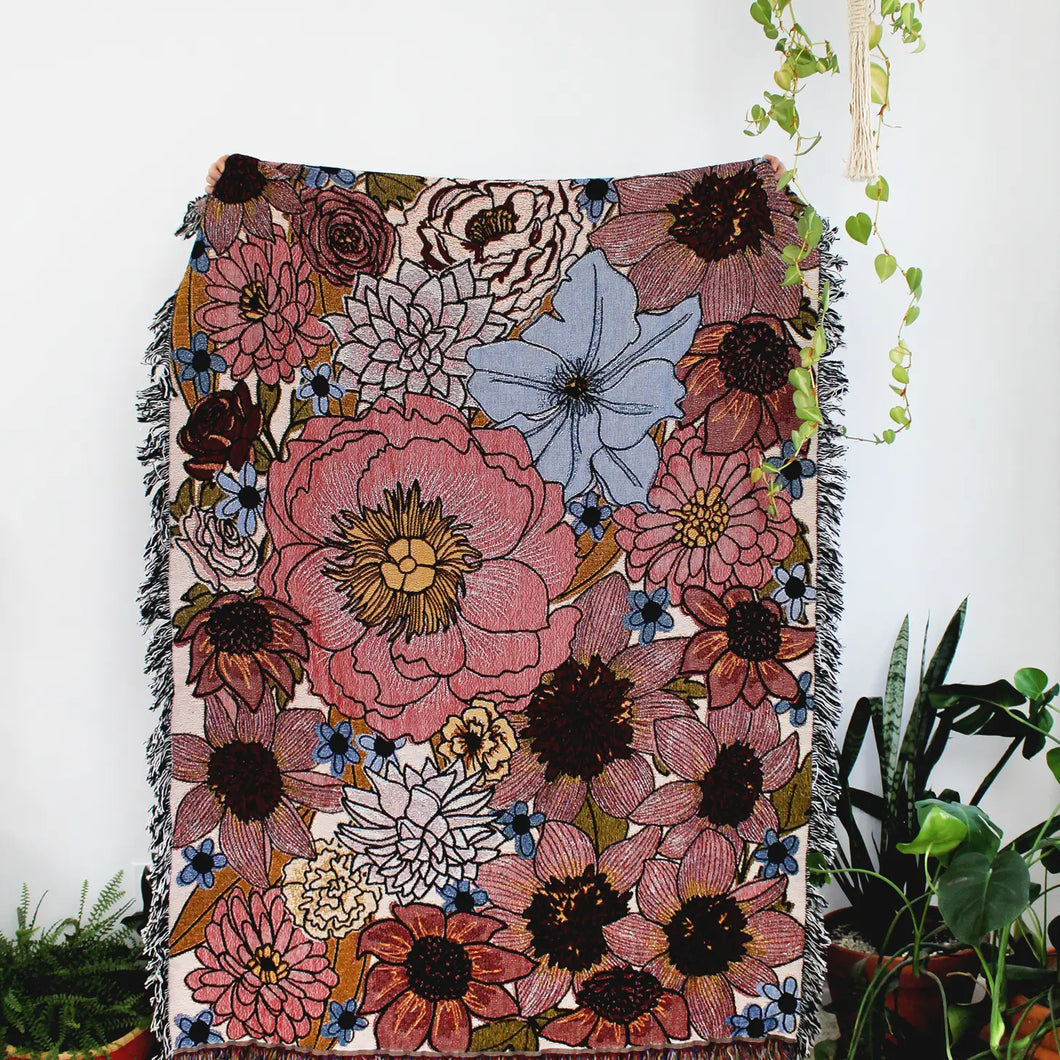 Dream Garden Tapestry Blanket