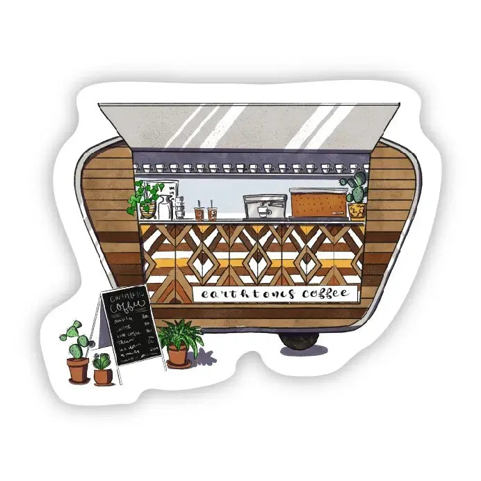 Coffee Cart Sticker
